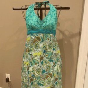ATHLETA EVERYWHERE, WMN. SZ. 10/T HALTER DRESS